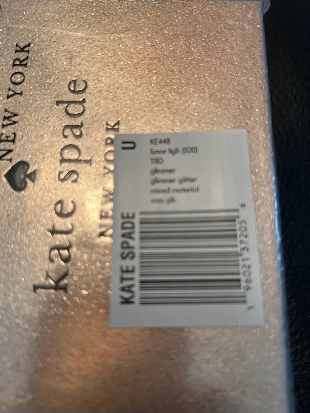 KATE SPADE NIB GLITTER CARDHOLDER